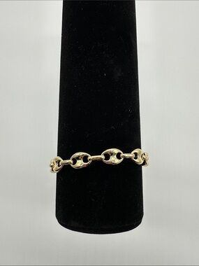 9.25” 14k Gold Filled Gucci Puff Bracelet